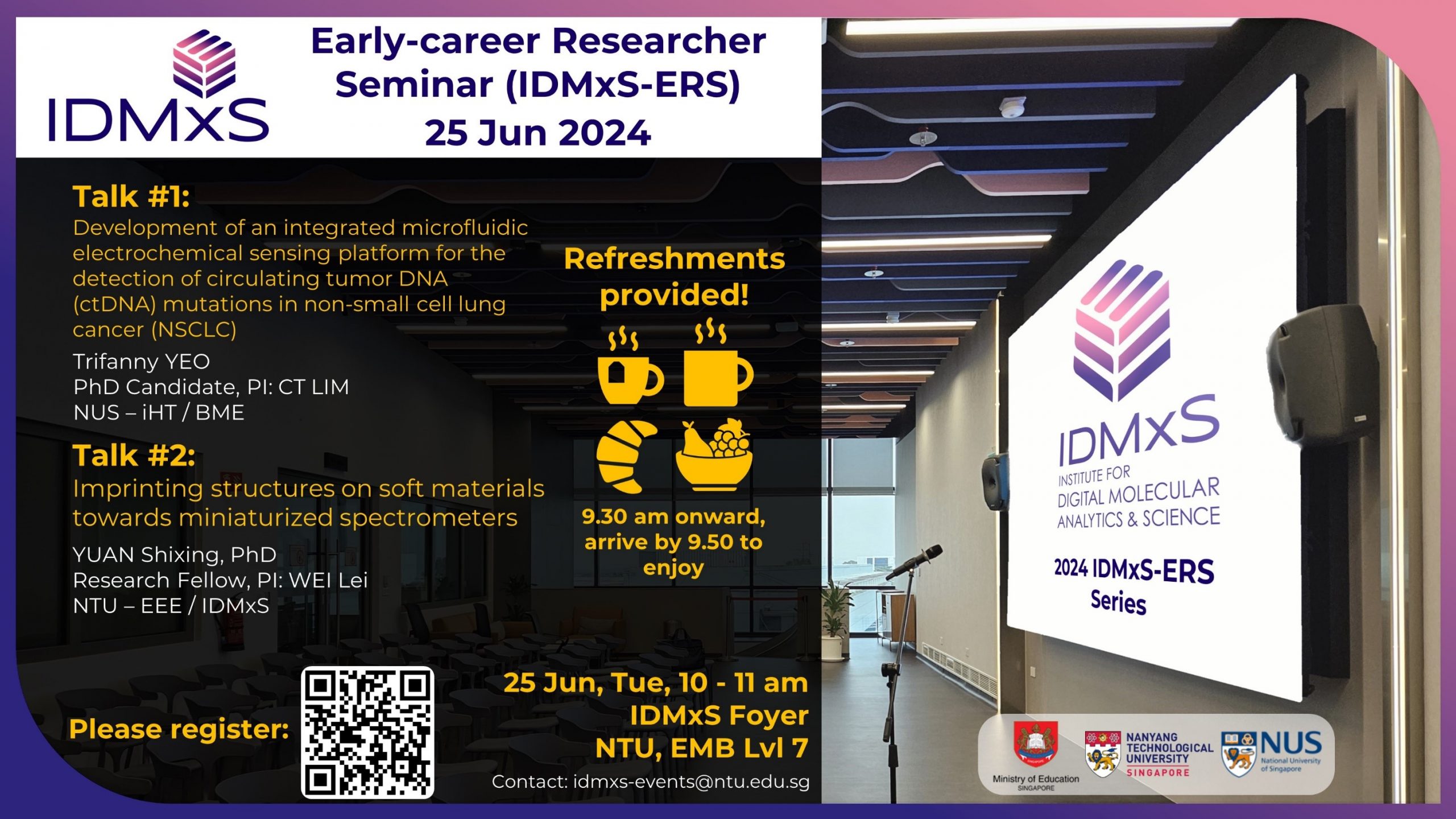 Early-career Researcher Seminar on 25 June